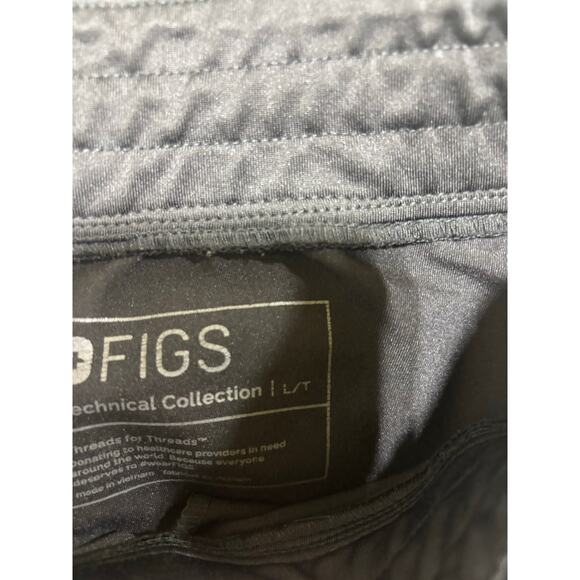 FIGS Technical Collection Mens Leon Jogger Scrub Pant Black Large Tall Workwear - Picture 3 of 6